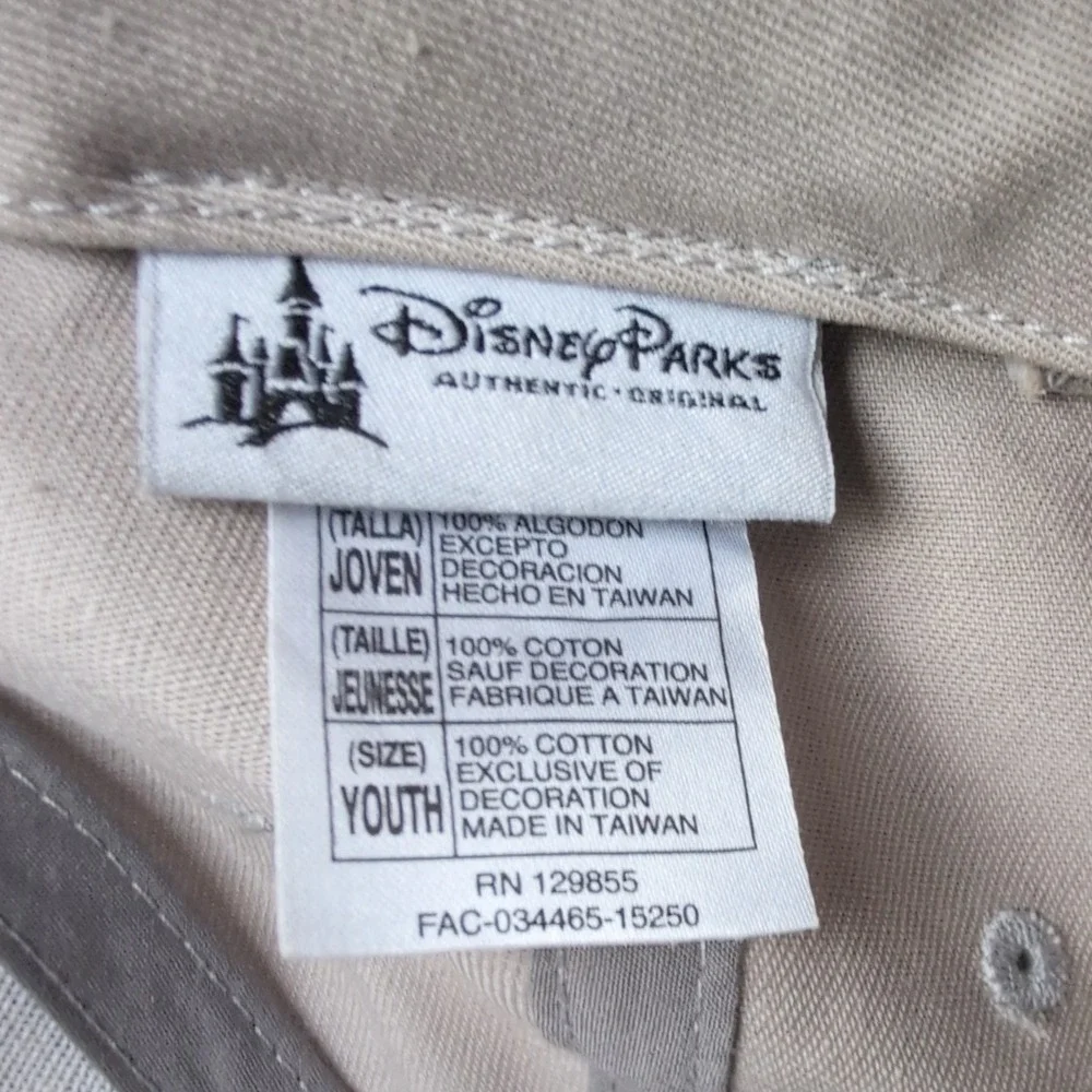 Disney Animal‎ Kingdom Disney Parks Baseball Embroidered Mickey Goofy Cap Youth